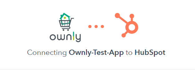 Confirmation that the Ownly App is connected to HubSpot